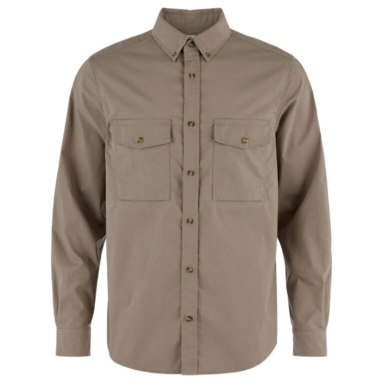 Fjällräven Ãvik G-1000 Shirt LS Herre S Brun Skjorter